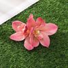 1/3Pcs Women Hairpin Secure Grip Realistic Orchid Design Hair Clip Non-Fading Decorative Hair Accessories