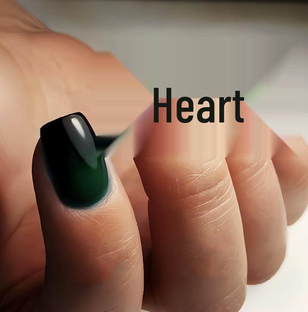 

24-Piece Gradient Square Press-On Nails - European & American Style, Removable Fingernail Tips Yellow Jelly Glue + Nail File (Temu/Tiktok)