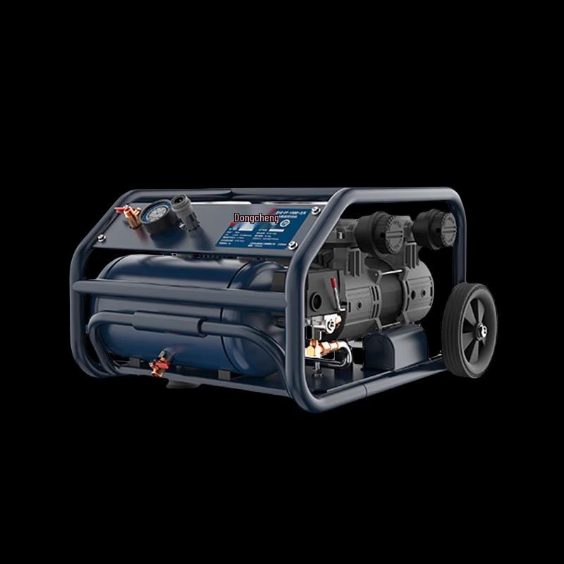 Dongcheng Low-Noise Oil-Free Air Compressor CN Plug (adapter Included)