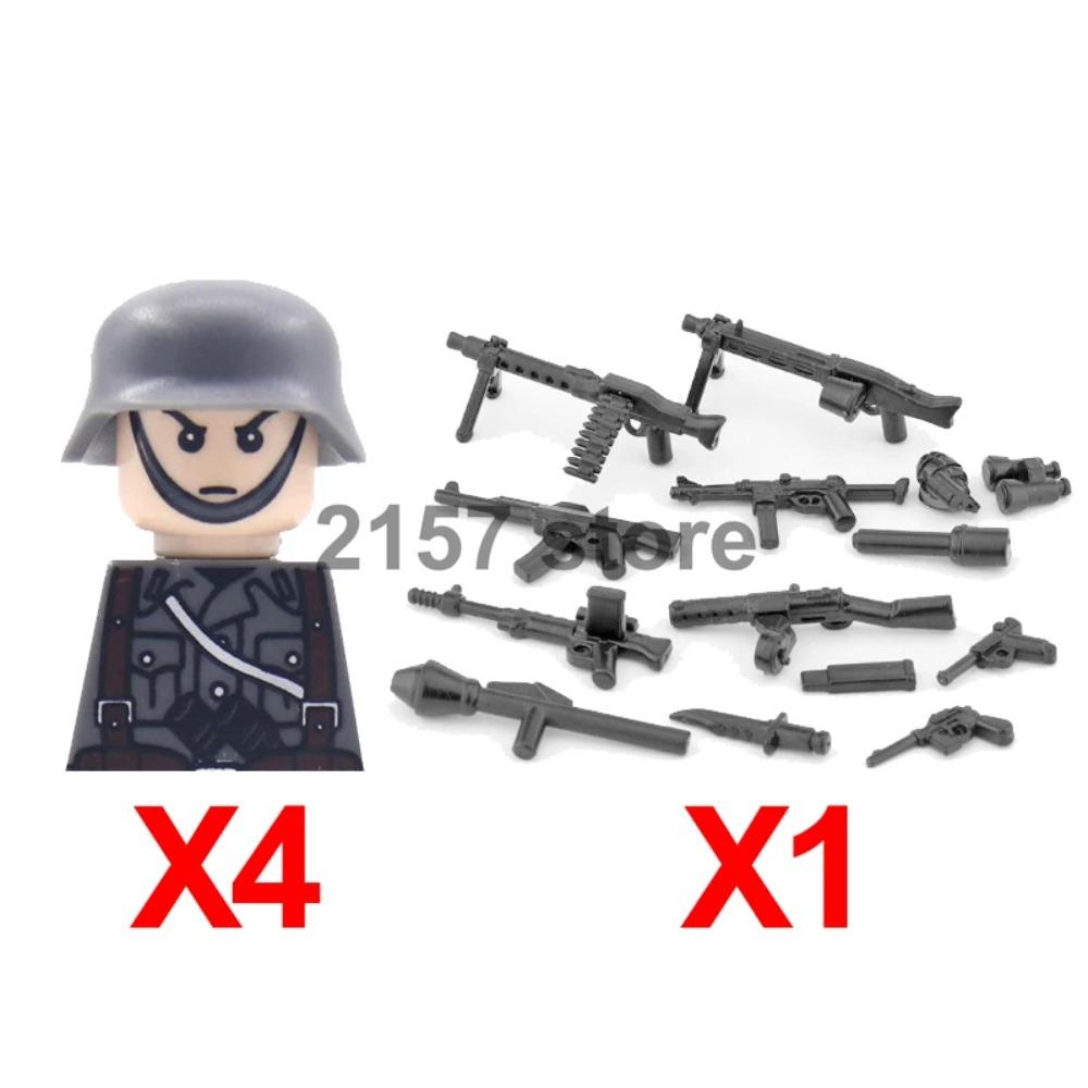 Military Soldier Figure Building Block Weapons Ranger Camouflage Vietnam War US Special Forces KSK Medical Bandit Thief Toy Gift