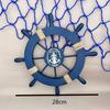 Mediterranean Style Helmsman Anchor Wall Decor for Kindergartens and Bars