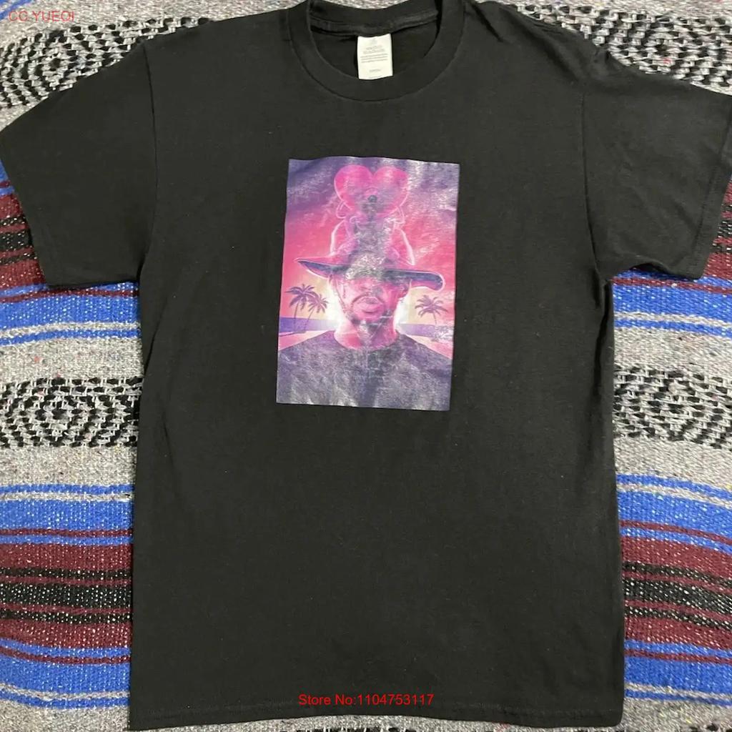 Small Bad Bunny Un Verano Sin Ti T Shirt Rap Music Black Vintage Versatile Unisex Breathable Streetwear Fashion Stylish