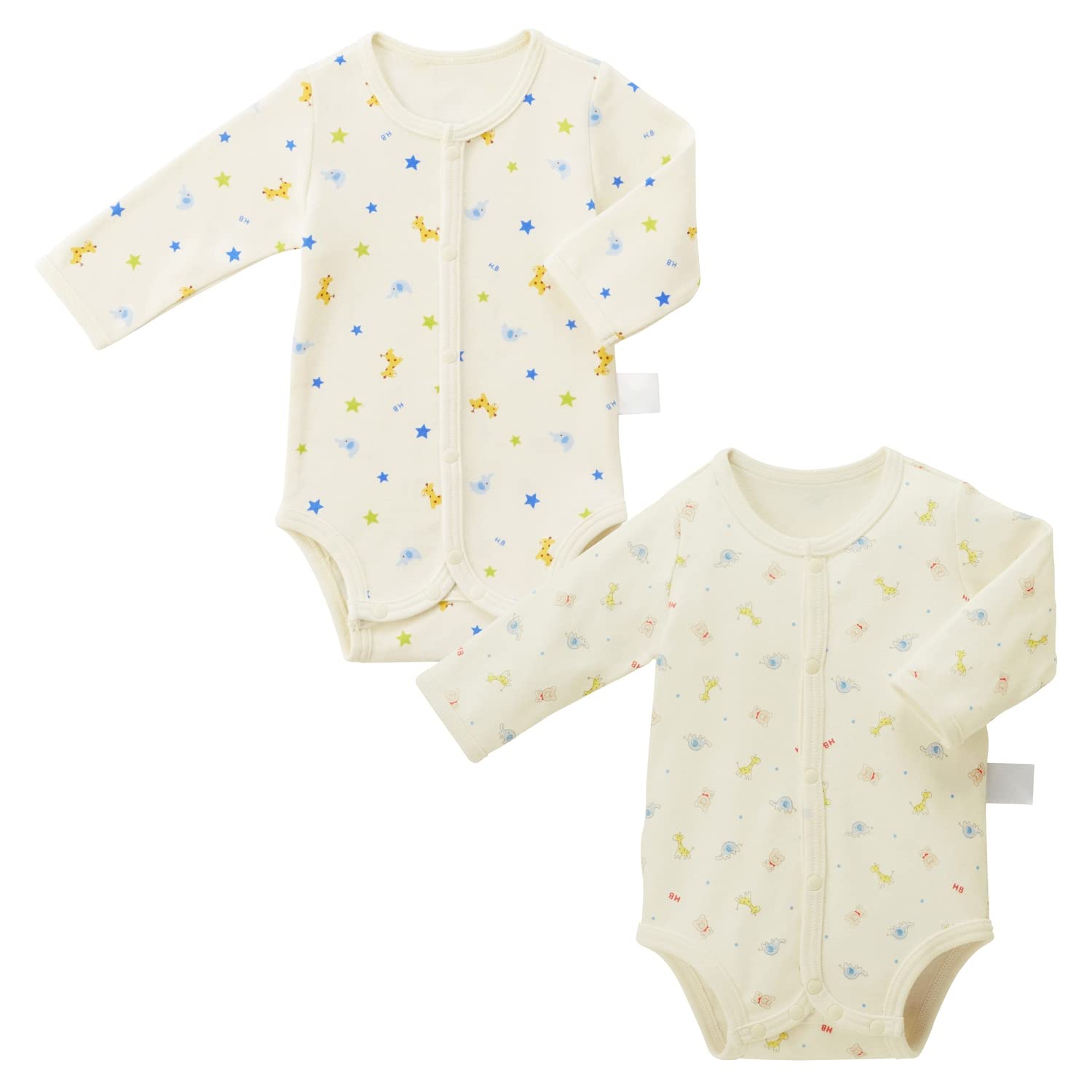 

Дом Горячий Набор из 2 боди с длинным рукавом белый x [Печенье Мики] (переднее отверстие) 74-9936-572 (60 см, синий)