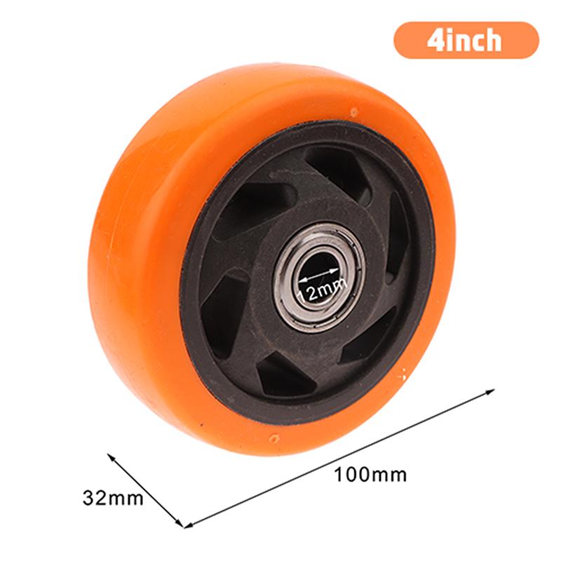 Pvc Caster Wheel Double Bearings High Load Capacity Wear Resistance Furniture Wheels Replacement