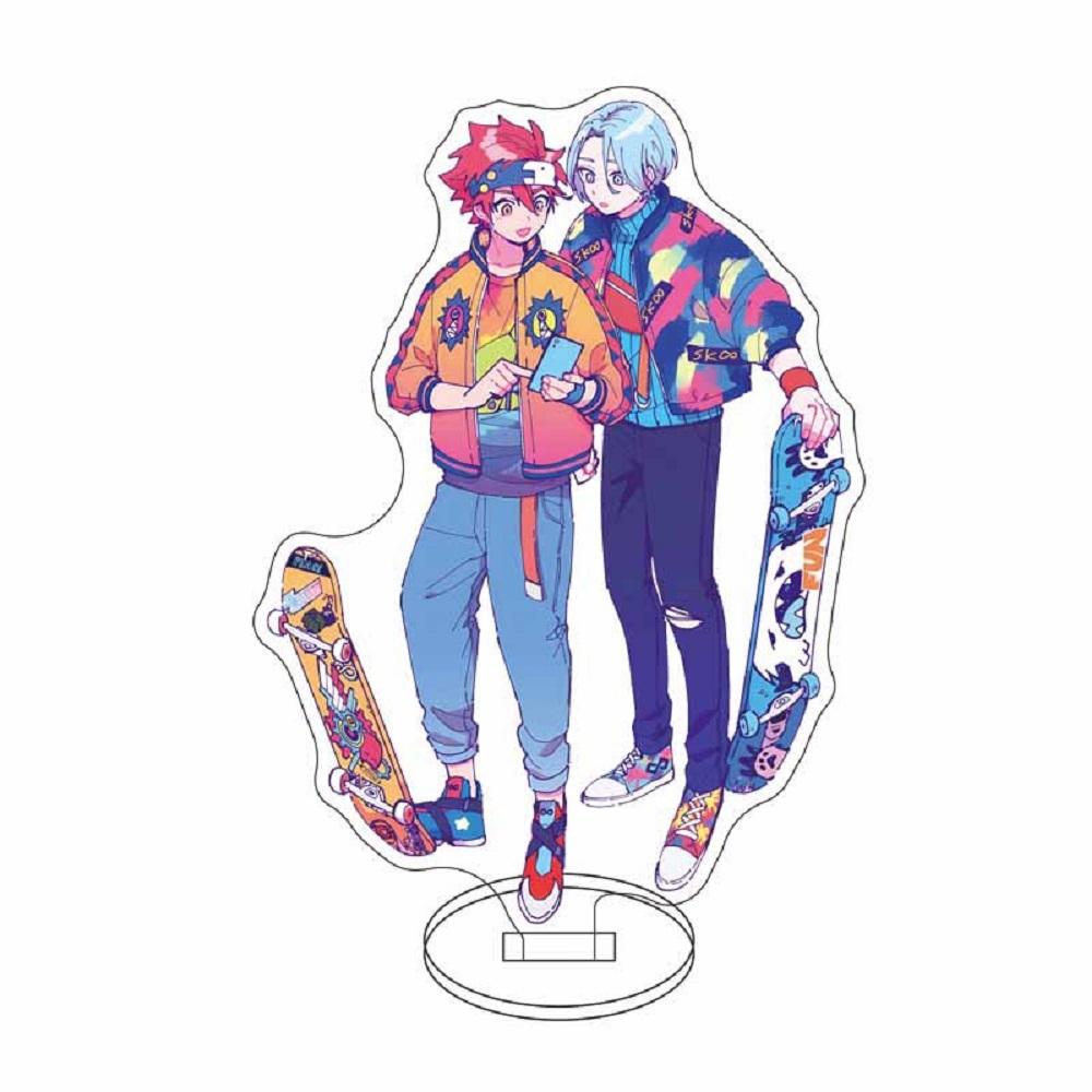 Anime Sk8 The Acrylic Stand Model Figure Cosplay Plate Holder Topper Fans Christmas Desk Decor Plate Gift