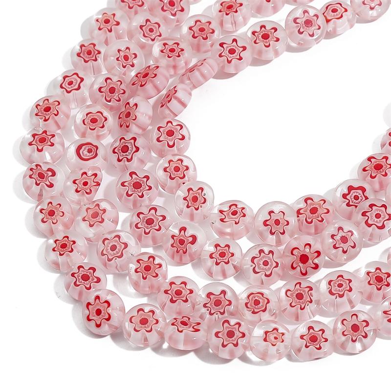 

45шт хрустальные бусины тысяча цветов плоские круглые бусины для изготовления ювелирных изделий DIY браслет ожерелье