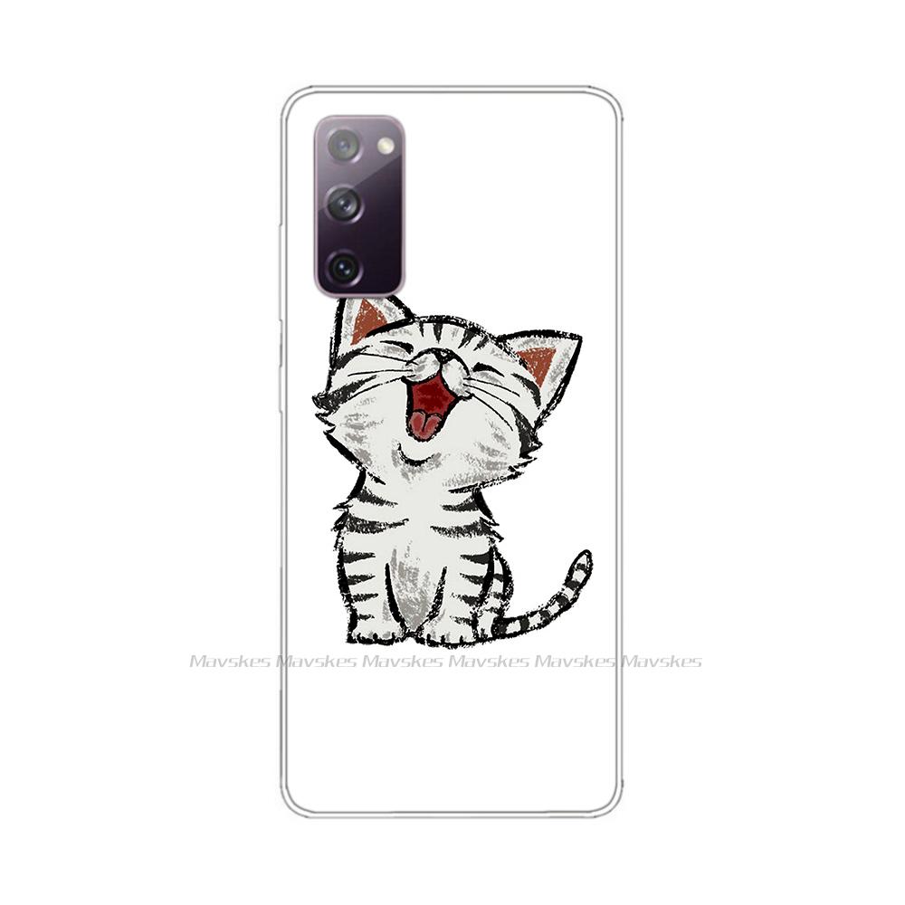 For Samsung S20 FE 4G 5G Case Soft TPU Silicone Phone Case For Samsung Galaxy S20 Fan Edition S20 Lite FE S20FE Back Cover Funda