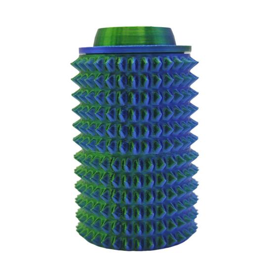 

Мини-игрушка-фиджет, приятный для кожи дизайн, яркий цвет, компактный дизайн, портативный, снимает беспокойство, маленький зелёный/синий