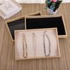 Bamboo & Wood Jewelry Display Tray - Necklace, Bracelet, and Stall Rack Organizer
