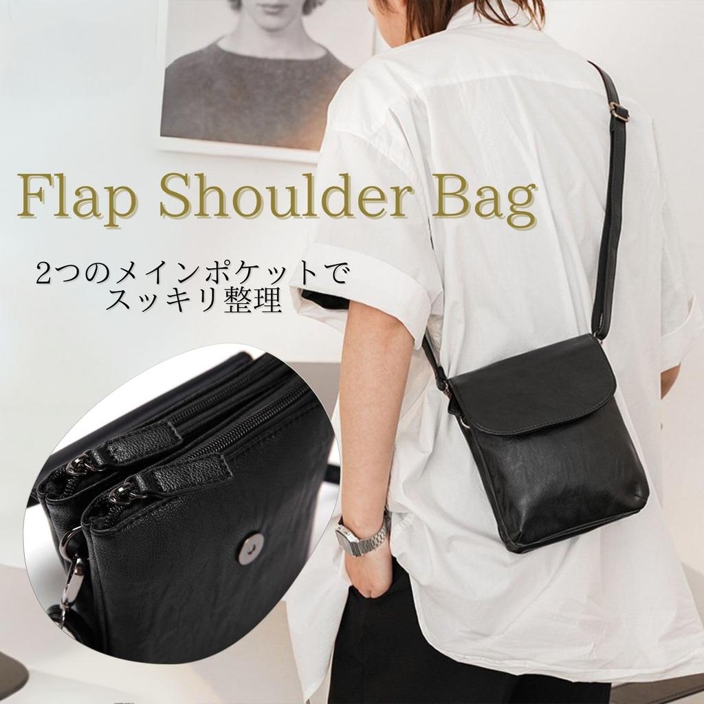 Toritotto Small Mini Sacoche Shoulder with Belt Leather and Synthetic Vertical for Commuting and Black Men's Bag, Crossbody, Lightweight, 2-Way, Loop,