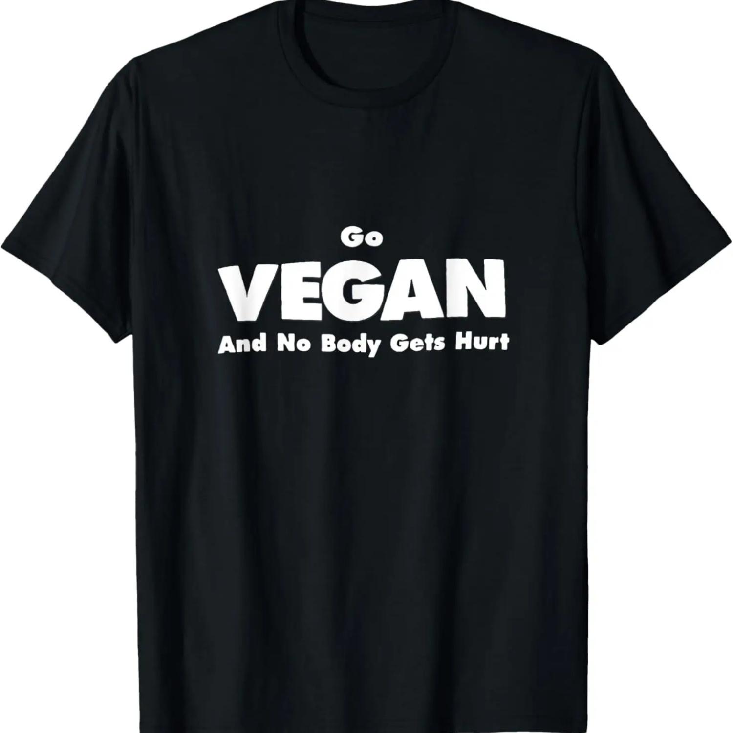 

Cool _Go Vegan and No Body Gets Hurt_ T-shirt XXXXXL
