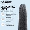 SCHWALBE Marathon Plus 20x1.35 Clincher Tire (Authentic) [For Touring, Small Bikes, and City Riding]