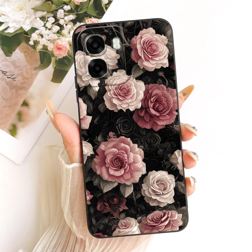 For Oppo A6 4G CPH2817 Casing For Oppo A6 5G Cover Luxury Fashion Cute Funny Painted Silicone Case For Oppo A6 CPH2831 PLT120