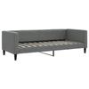 VidaXL Lit de jour avec matelas gris foncé 80x200 cm tissu 3196556