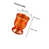 6Pcs Glazed Offering Cup Exquisite Temple Worship Cup Multi-Function Small Buddhist Offering Bowl Water Container Desktop