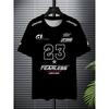 New Letter Casual Pattern T-shirt Short Sleeved Sports T-shirt Unisex Casual Fashion Clothing Summer Men's Racing T-shirt