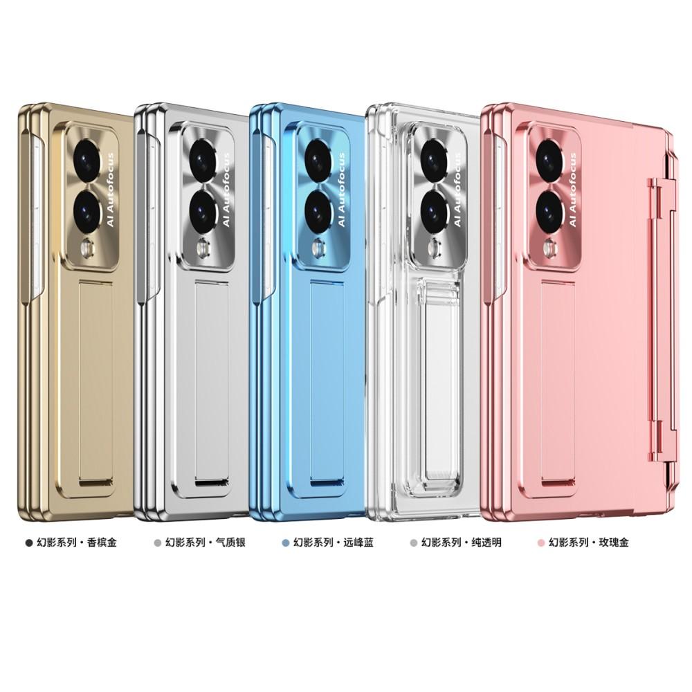Estuche Chapado Para Samsung Galaxy Z Fold 8 7 6 5G Cargador Inalámbrico Magnético Protección de Bisagra Película Protectora Frontal Cubierta Trasera