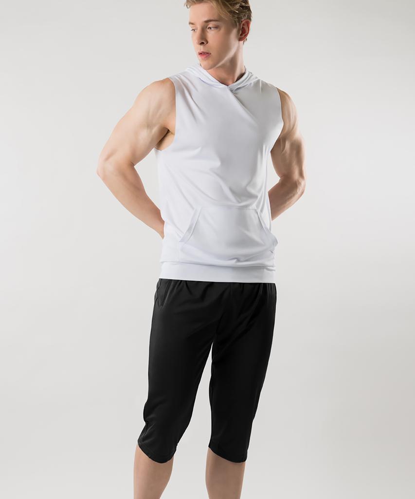 ARMEDES [2Pack] Men'S Functional Sleeveless Training Hoodie Ar-93 (A Type)