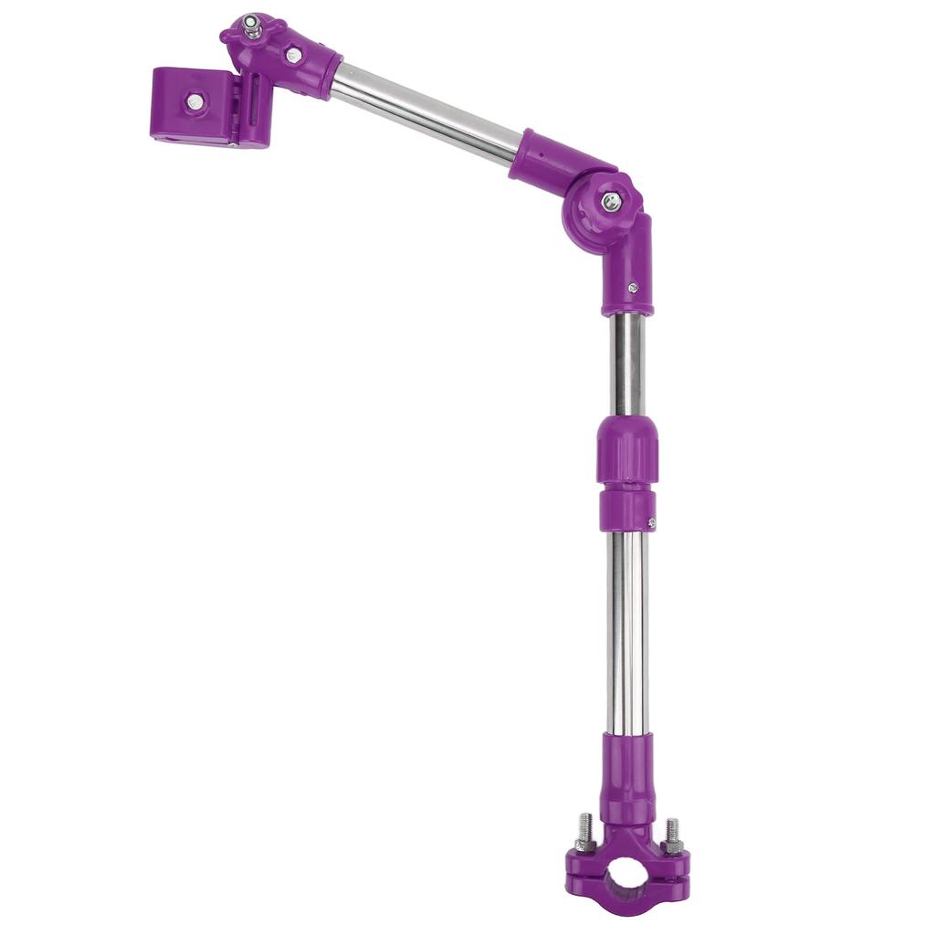 Stainless Steel Bike Umbrella Stands 360 degrees    Telescopic Outdoor Wheelchair Umbrella Bracket