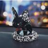 2020  Cartoon Car Air Freshener Dog Gift Diamond Dog Shaking Head Car Interior Ornament Perfume Solid Car Aroma Decoration