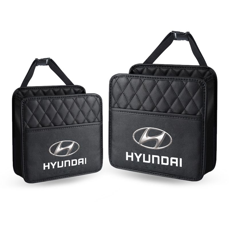 Car Storage Bag Multi-function Seat Back Storage Pocket Suspension For Hyundai I30 Tucson Elantra Venue Palisade Terracan Accent Veloster
