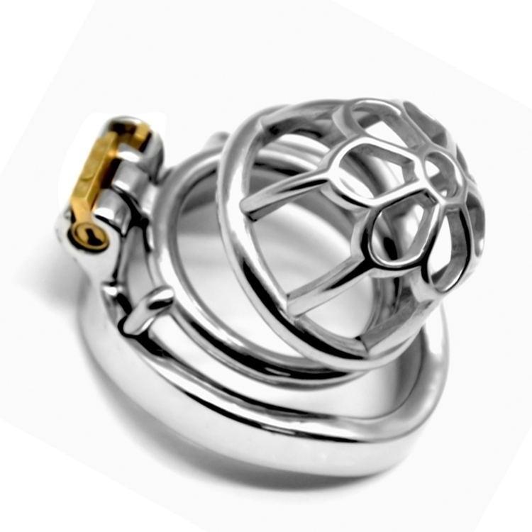 FRRK 50mm Sm Sex Toys Chastity Lock Penis Cage with Keyholder Male Chastity Device Sex Shop Chastity Cage 304 Stainless Steel