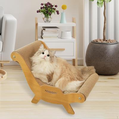 Cat Sisal Lounge Chair, Cats Scratcher Resting Claw Toy, Furniture Protection, Beach Chair Pet