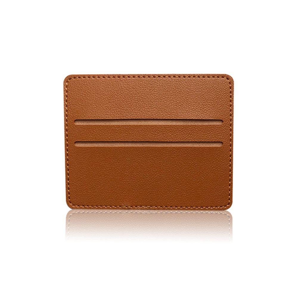 Slim Bus Card Holders PU Leather Coin Pouch ID Card Holders Business Card Wallet Card Package Wallet Case