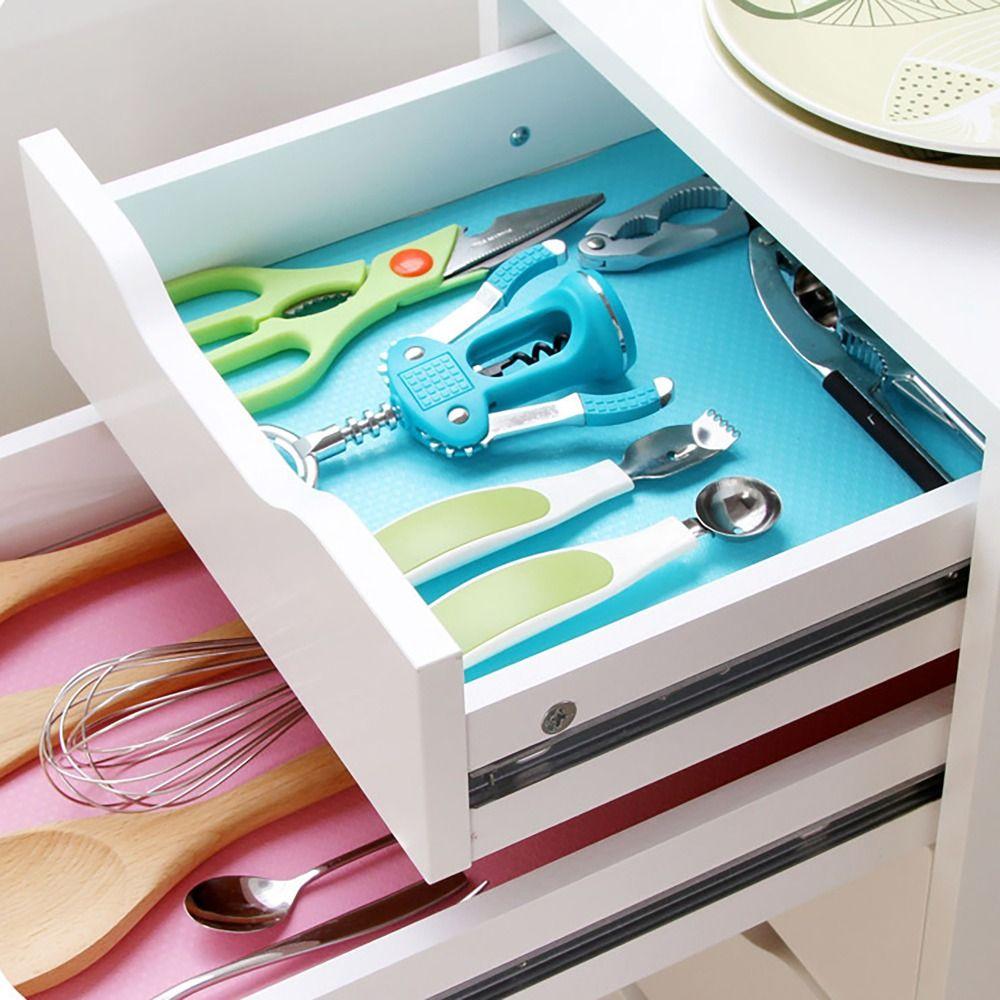 EVA Refrigerator Mat 45X29CM Placemat Easy To Clean Cabinet Mat  for Kitchen Dining