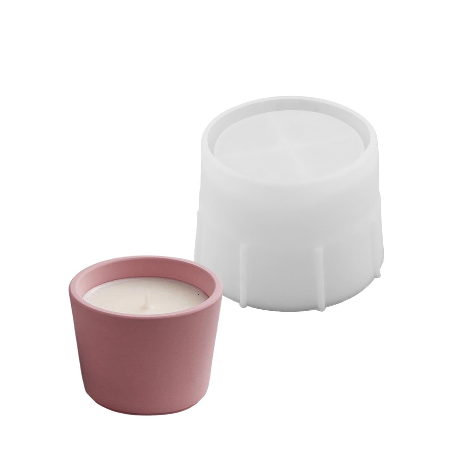 

Силиконовая форма для подсвечника, форма для чашки для свечи с крышкой, форма для подсвечника, форма для гипса, форма для суккулентного кашпо, декоративные формы S