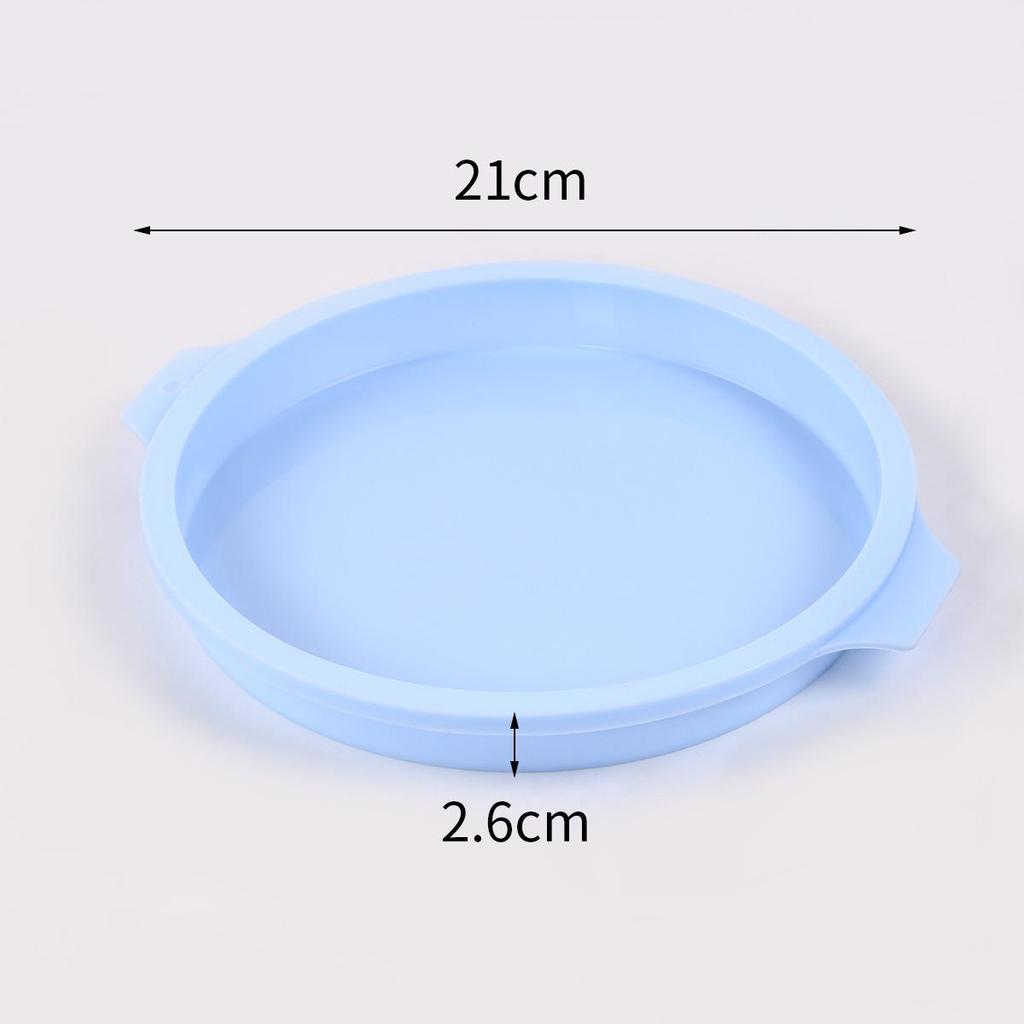 Silicone 3-Hole Round Cake Mold, 4-Inch Multifunctional Baking Pan