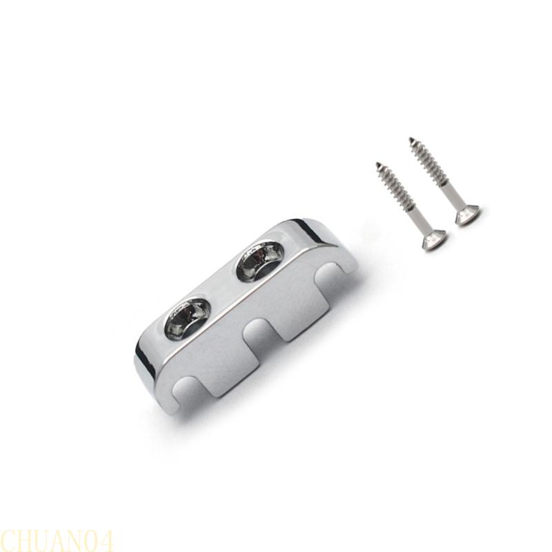 A1A2 Electric Bass String Guide Bass Headstock Protector Retainer Metal Texture