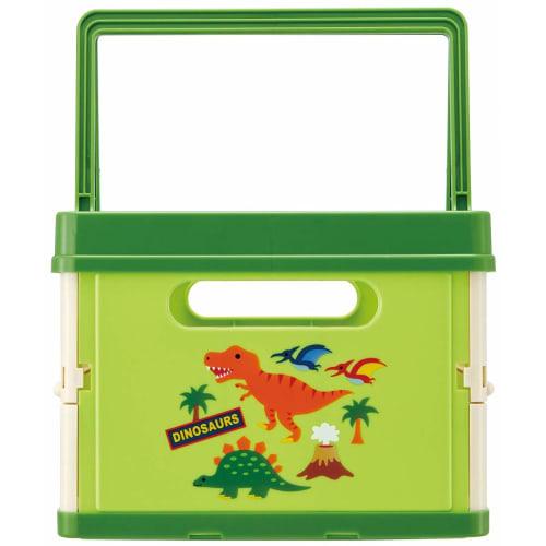 Skater Foldable Storage Box, Toy Box with Handle, Stackable Basket, Dinosaur Design, 38x25x19.5cm (BWOT13-A)