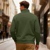 Herren - Gefüttertes Sweatshirt mit Stehkragen für Sport und Training