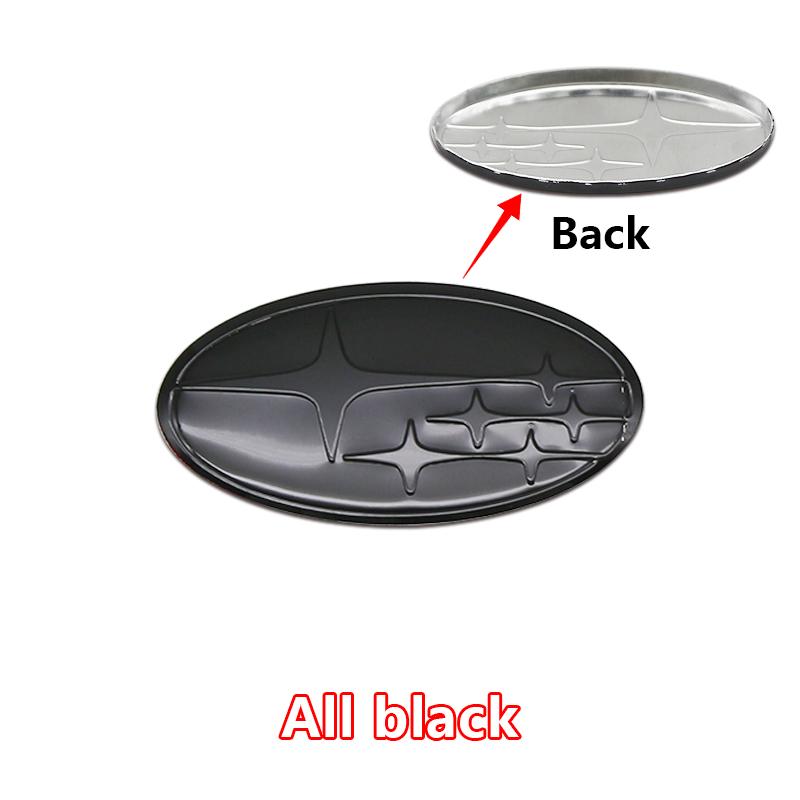 For Subaru Forester Outback Legacy Impreza STI BRZ Auto Accessories 58mm Aluminium Car Steering Wheel Center Emblem Badge Decal wr3