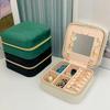 Tragbares Schmuckkästchen Kompakte und praktische Schmuckaufbewahrungsbox Stilvolle Zubehör-Organisationsbox