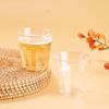 Disposable Plastic Octagonal Aviation Cups (100-Pack)