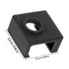 6Pcs Extruder Accessories 3D Printer Heating Block Silicone Cover Retains Heat for High Temp Materials Like ABS Nylon Stable