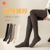 Lange Oberschenkelstrümpfe Damen Fleece Verdickt Winter Hoch Über dem Knie Warm Rutschfest Oberschenkel Kniestrümpfe