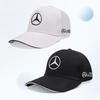Black & White Two Embroidered Baseball Cap Colors Casual Outdoor Sun Hat For Mercedes Benz AMG E S C A B Class GLE GLS CLA CLE CA1