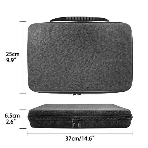 Musiin Hardshell Case for Arturia MiniLab 3/MiniLab MkII 25 Slim Keyboard Controller & Arturia MIDI Controller Synthesizer (Gray)