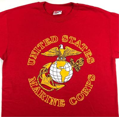 NOS Vintage 90s US MARINE CORPS T-Shirt MEDIUM Usmc Military Single Stitch