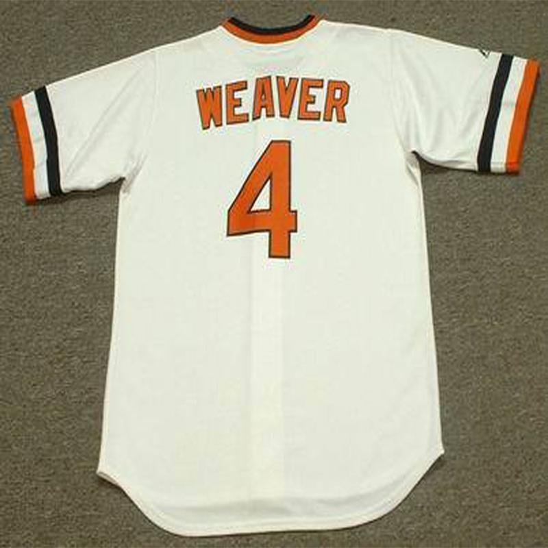 Genäht 1974-1983 Erwachsene Jugend EARL WEAVER PAUL BLAIR CAL RIPKEN EDDIE MURRAY MIKE FLANAGAN Throwback Baseballtrikot S-5XL