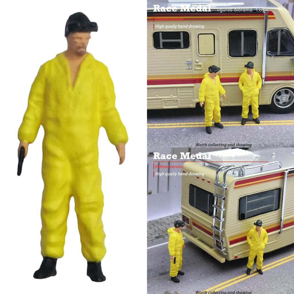 1/64 Scale Race Medal Figures Diorama Movie Character Model Scene Miniature Layout for Siku