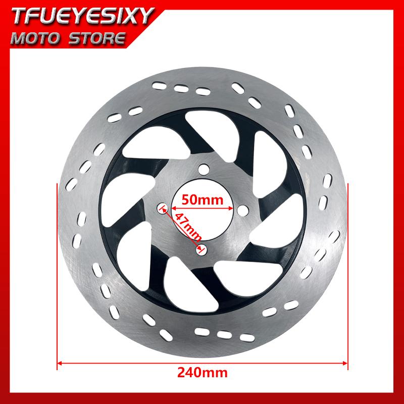 240MM 4 Holes Motorcycle Brake Rotors For SUZUKI GS125 GN125 HJ125K-2A/3A EN150-A EN125-2A/2E/EF/3E/3F