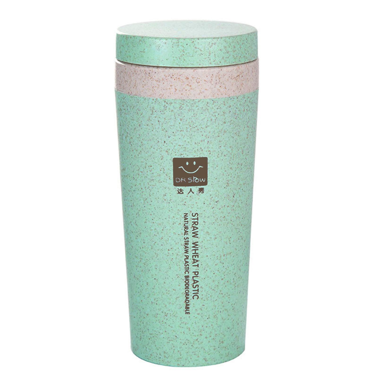 

Кружка для путешествий Кофе Чай Бутылка Чашки Соломенная Пластиковая Термоизоляционная Чашка One Size зелёный