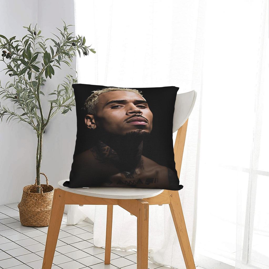 B-Brown Breezy Bowl XX Pillow Cover  Retro Trendy Pillow Case For Sofa Couch Bed Living Room Soft Pillowcases Birthday Gift