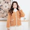 Kaiser Women's Elegant Shearling Wool Coat