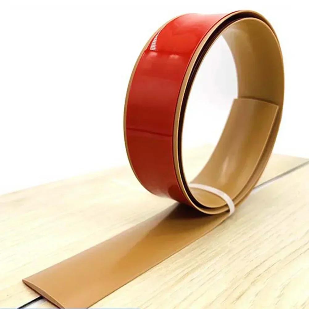 2M Wood Floor Transition Strip Edge Closing Strip Floor Seam PVC Wear-Resistant Soft Plastic Flat Buckle Edge Pressing Threshold