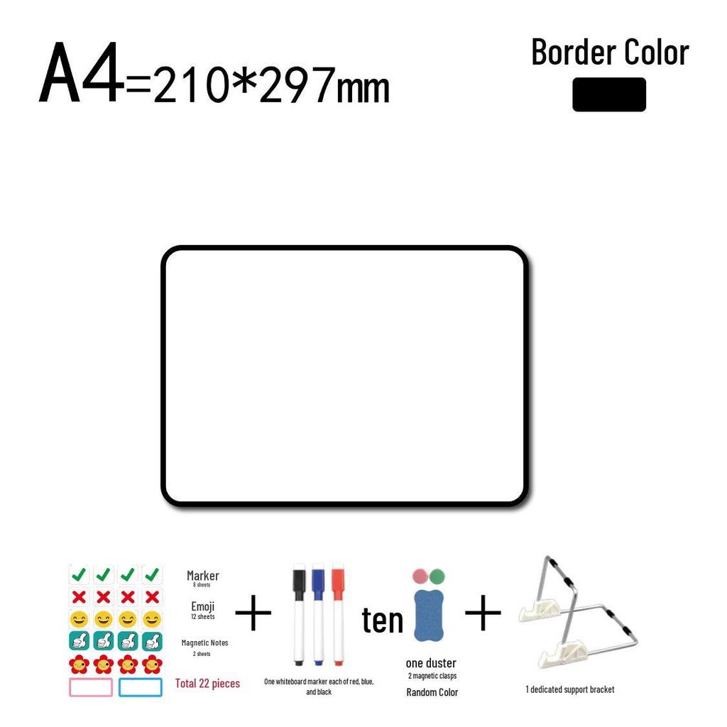 Double-Sided Magnetic Erasable Whiteboard for Office, Home, or Teaching